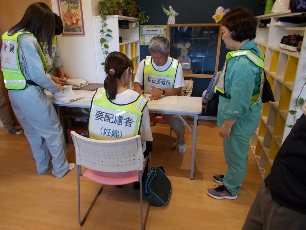 05福祉避難所開設訓練(まりあ保育園)