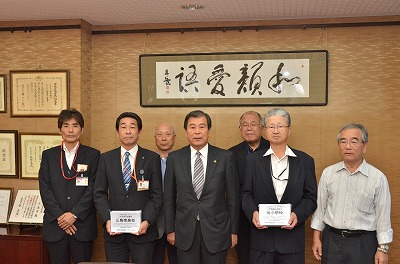 避難所表示貼り付け