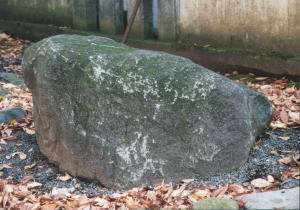 楊原神社の蛙石