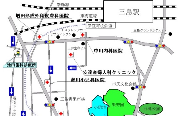 池田歯科診療所の地図