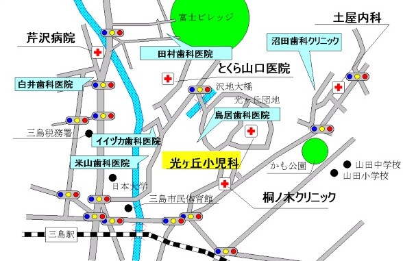 沼田歯科クリニックの地図