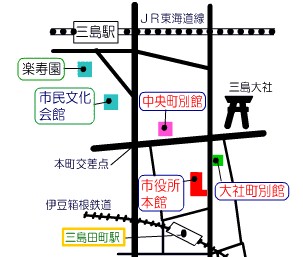 大社町別館のアクセスマップ