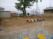 坂幼稚園芝生化前の園庭