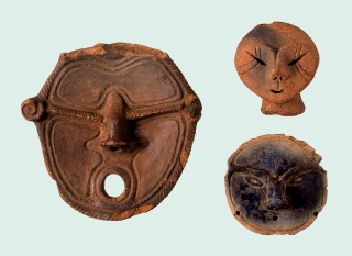 縄文　土偶の顔　三島の歴史