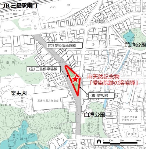 対象地位置図の画像