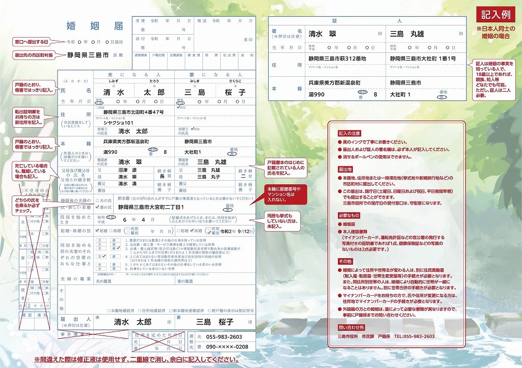 婚姻届のデザインの画像3