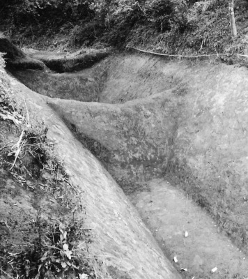 国21aa　山中城跡西櫓障子堀