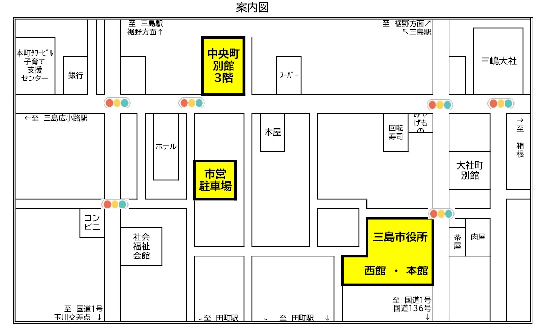 市営駐車場案内図