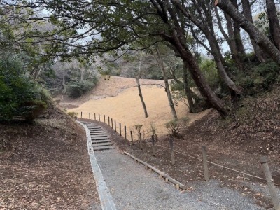 山中城跡　R6　田尻の池上　復旧