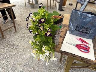 R7ハンギングバスケット第1回写真2