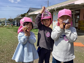 写真：色水遊び