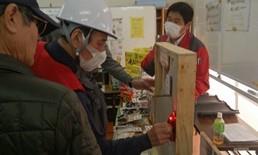 各家庭での家具固定の啓発の画像