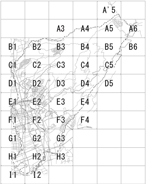 指定道路図の画像