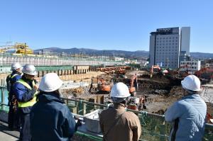 現場見学会の様子