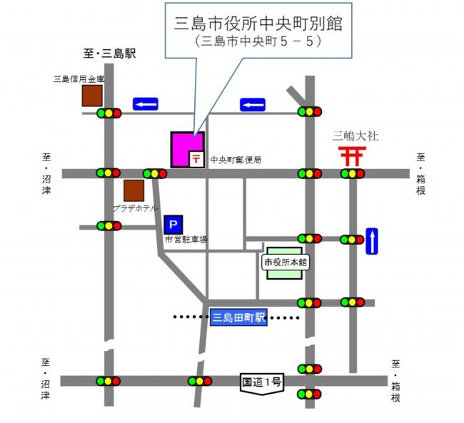お客様センターの地図