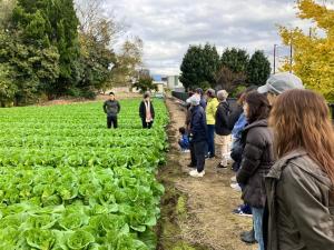 畑ツアーの様子