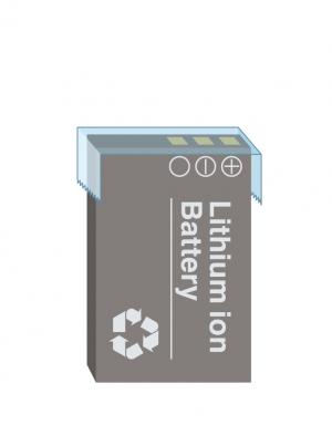 絶縁された充電式電池