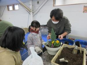 寄せ植え体験