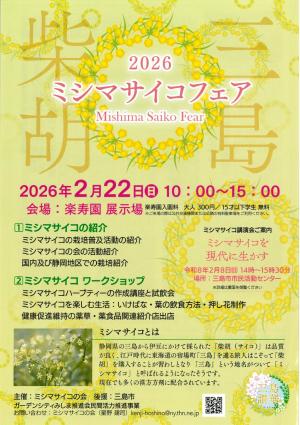 R7 ミシマサイコフェアのチラシ