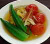 夏野菜の出汁浸し