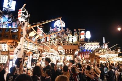 三嶋大祭り競り合い写真