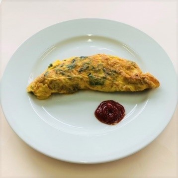 ほうれんそうのオムレツ